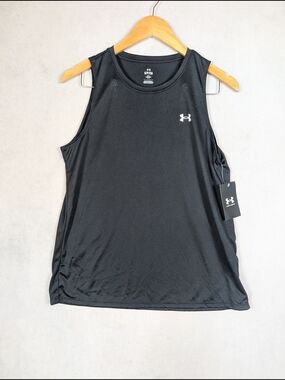 Under Armour Tech Tank Top Black Women's Size Small Loose Fit NWT